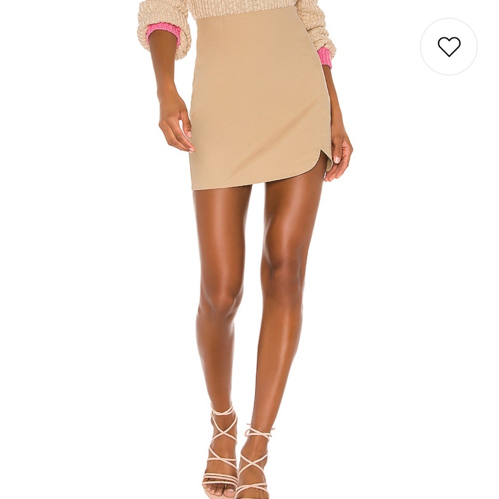 Khaki Mini Skirt